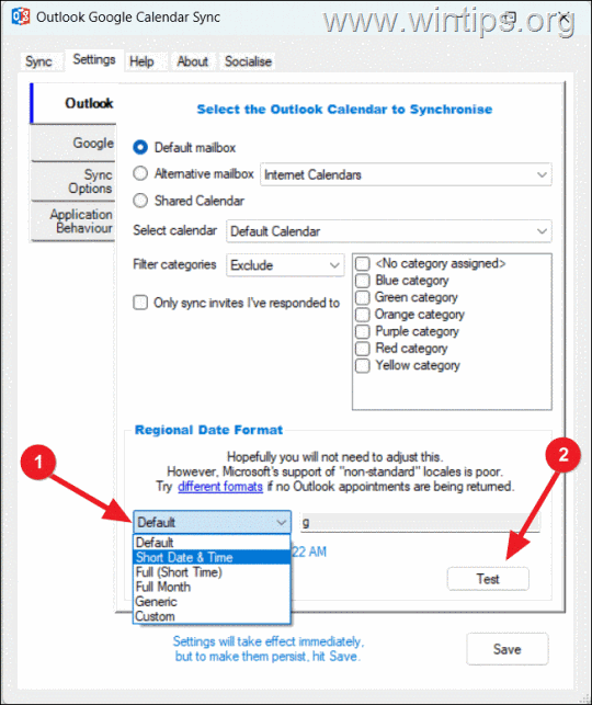 synkronisera Outlook-kalendern med Google