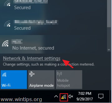 wifi ei nettiä