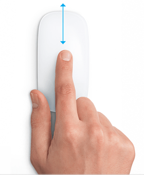 magic mouse 2 gesto na rolovanie