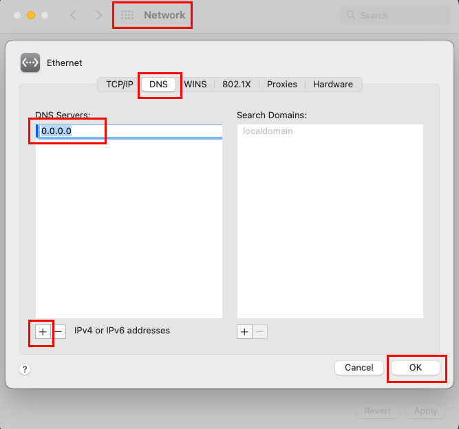 Sådan indstilles en DNS-adresse manuelt på Mac