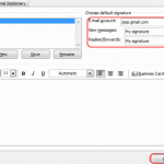 Как установить подпись электронной почты в Outlook 20192016