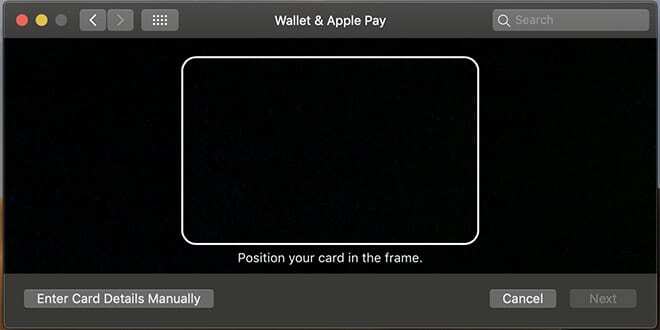 ตั้งค่า Apple Pay บน Mac - Touch ID