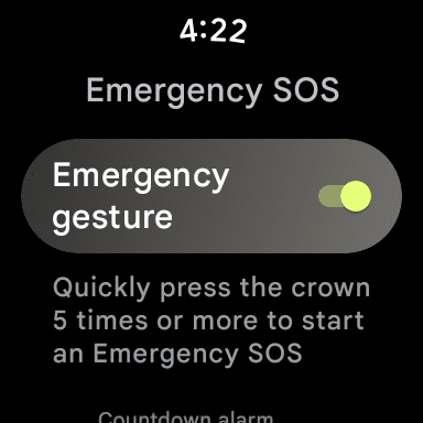 Como configurar o SOS de emergência no Google Pixel Watch - 3