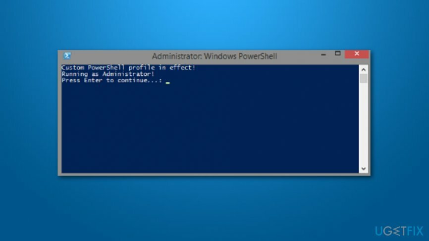 INET_E_RESOURCE_NOT_FOUND Fout op Windows 10 repareren door opdrachten uit te voeren met Powershell
