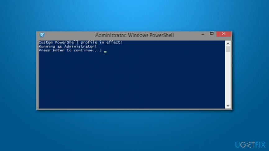 Correction de l'erreur INET_E_RESOURCE_NOT_FOUND sur Windows 10 en exécutant des commandes avec Powershell