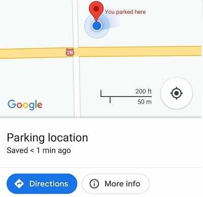 google-maps-you-parked-täällä