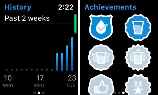 WaterMinder sur l'historique et les réalisations de l'Apple Watch