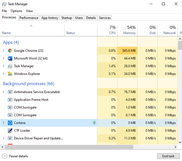 Fenster-Task-Manager