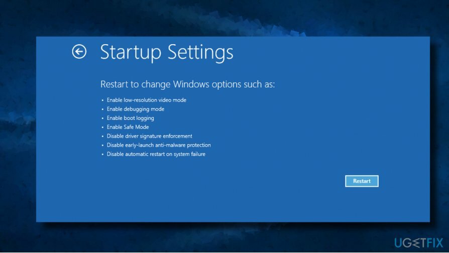 Boot sistem ke Safe Mode with Networking