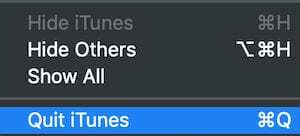 यदि iTunes आपके iPhone के साथ सिंक करने में विफल रहता है, तो इसे बंद करें और फिर से खोलें।