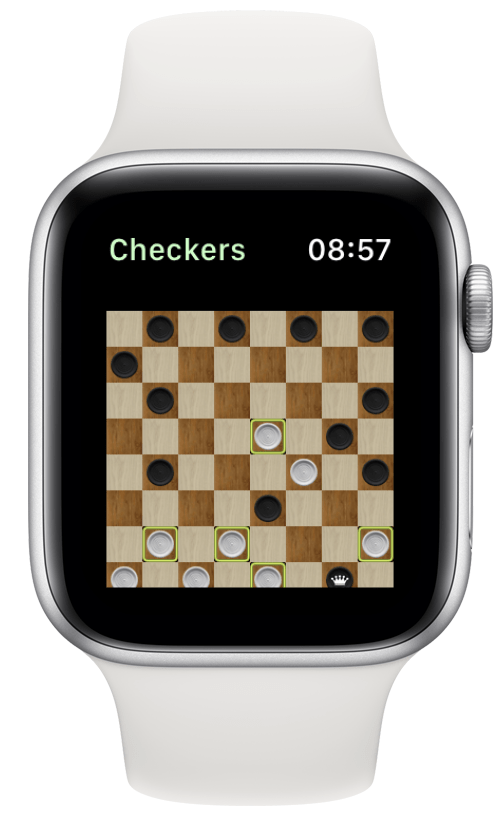 Checkers-spel för Apple Watch