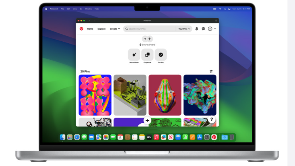 Aplicación web MacOS Sonoma Safari