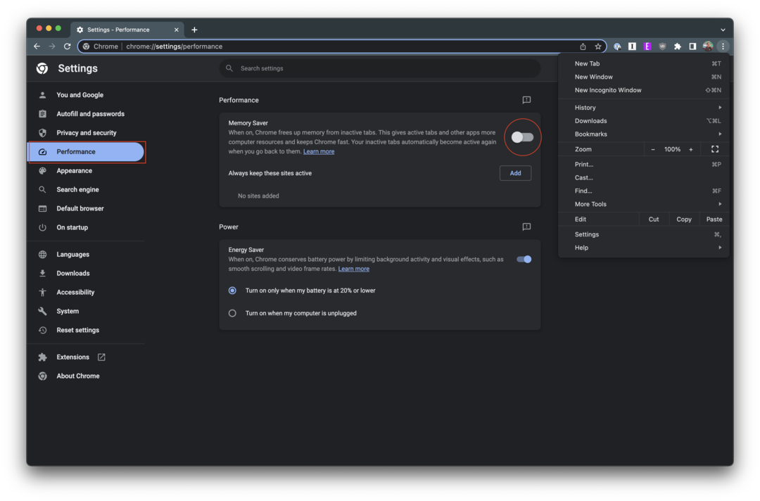 Cum să dezactivezi Memory Saver în Google Chrome - 4
