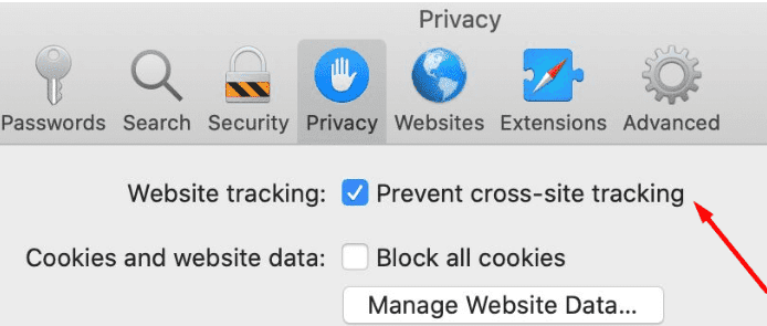 Cross-Site-Tracking-Safari verhindern