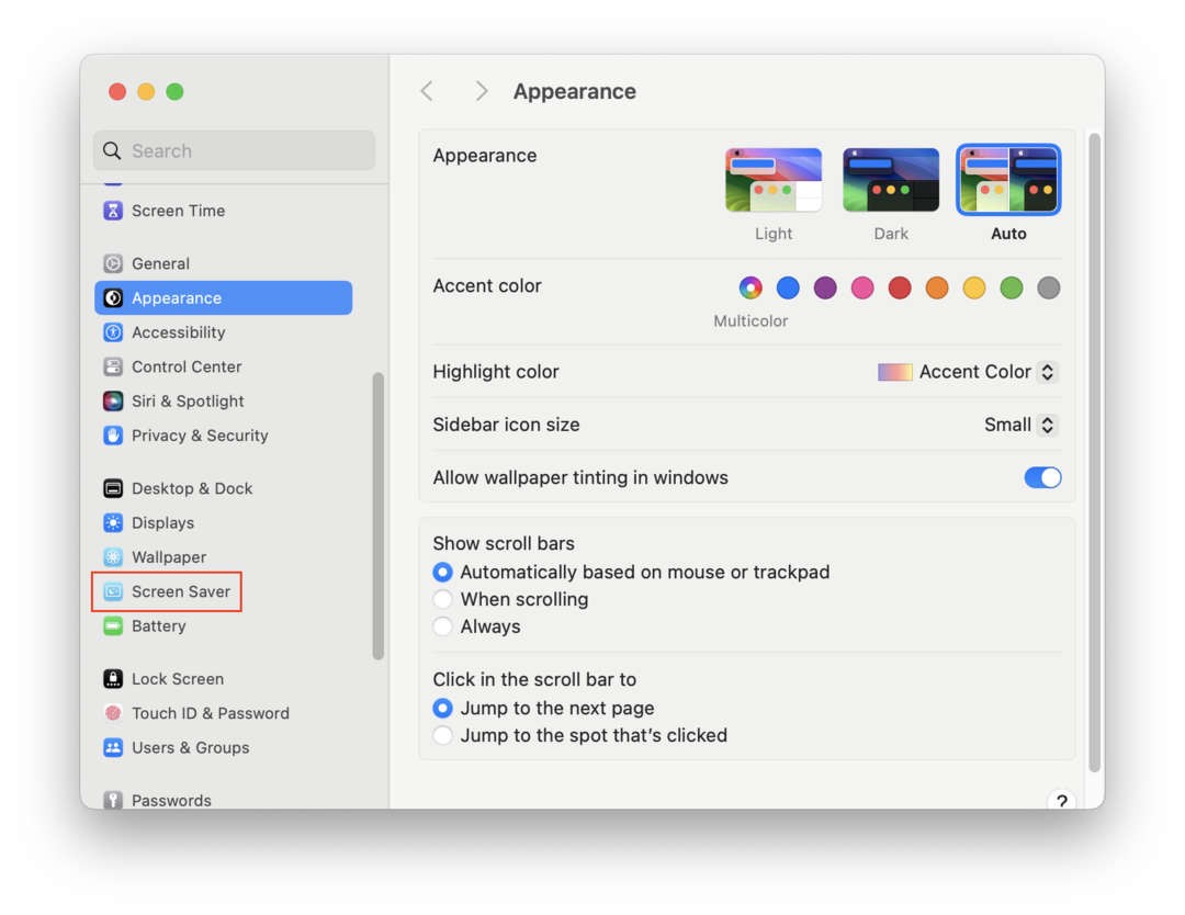 Cara Menggunakan Screen Saver di macOS Sonoma - 1