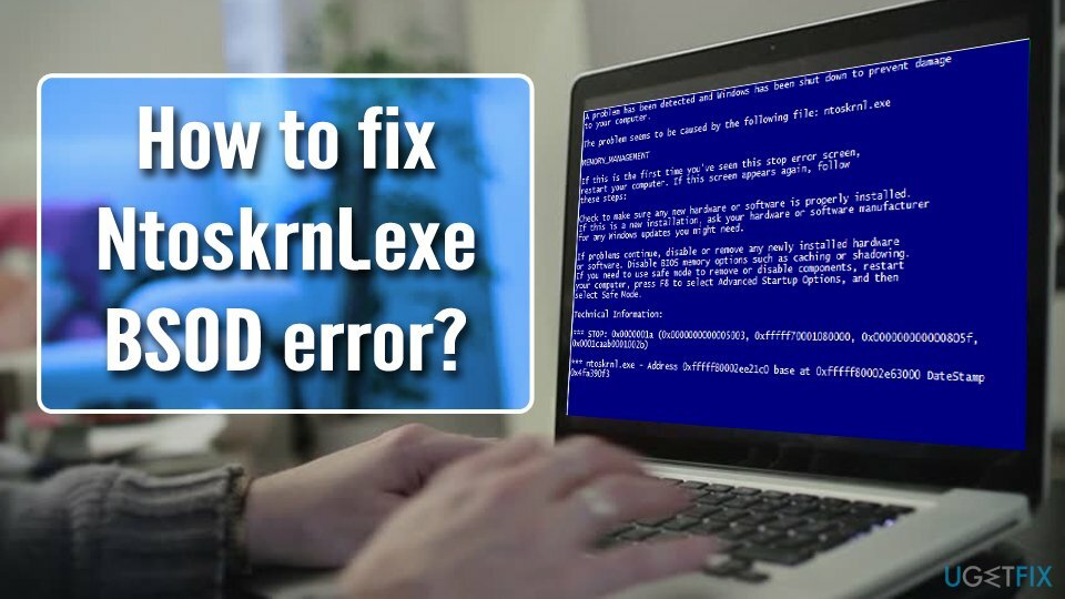 Как да коригирам BSOD грешката Ntoskrnl.exe?