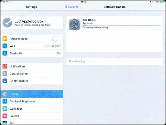 Hiba történt az iOS 10.3 telepítésekor, Javítási útmutató