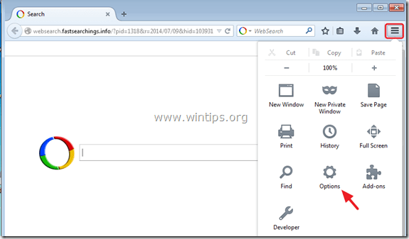 remove-Websearch-fastsearchings-info-firefox