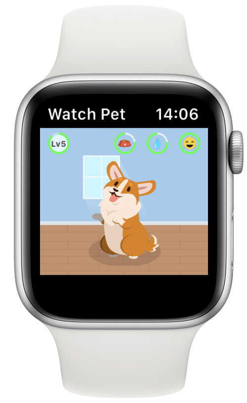 Hra pre zvieratká pre Apple Watch