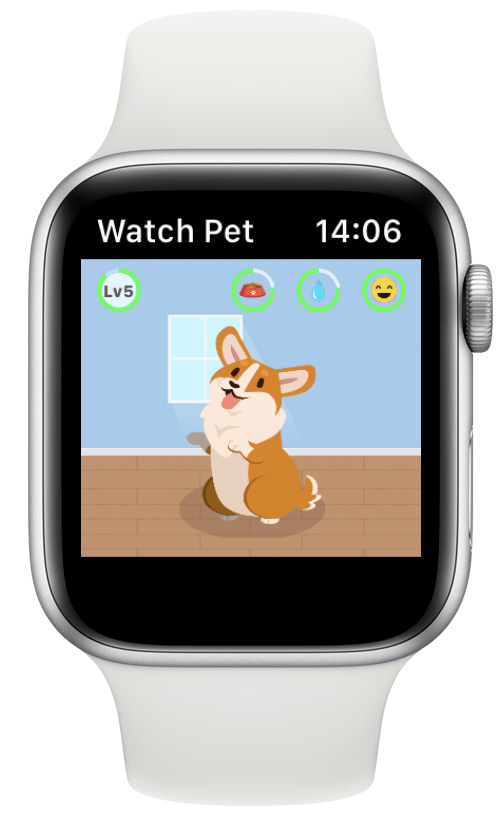 Jogo de animal de estimação para Apple Watch