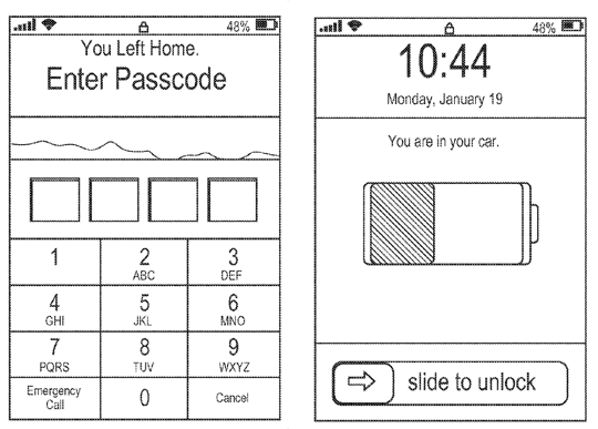 Apple patent - zasloni iPhone