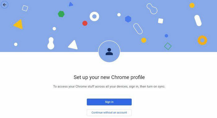 Crea profilo Chrome