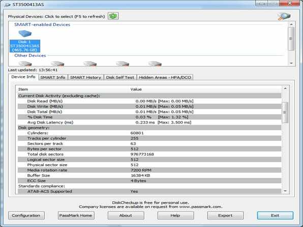 Pemeriksaan Disk PassMark