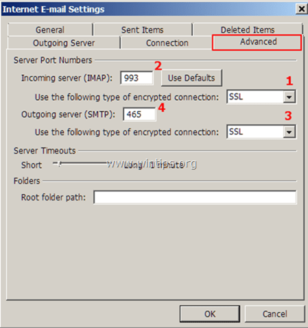 gmail imap -asetukset