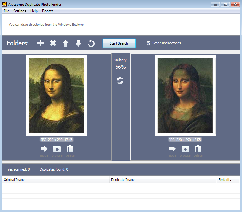 Awesome Duplicate Photo Finder Tool til Windows