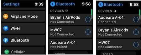 spárovať slúchadlá Apple Watch