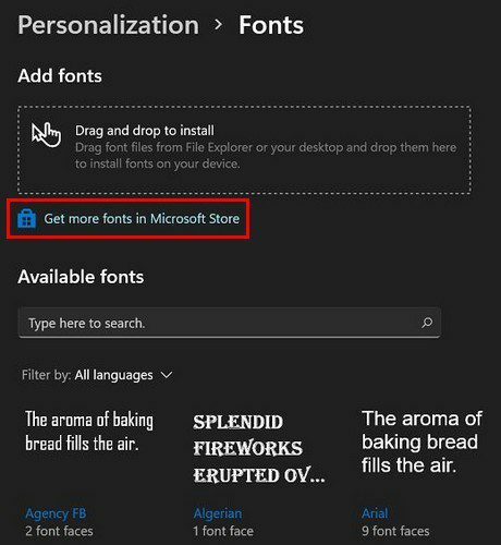 Microsoft Menyimpan Lebih Banyak Font