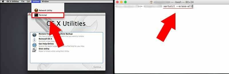 Återställ fingeravtryck på macOS