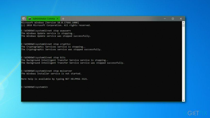 Verwijder Update Error Code 0x80240fff van Windows 10