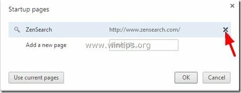 إزالة- zensearch.com- الصفحة الرئيسية- الكروم