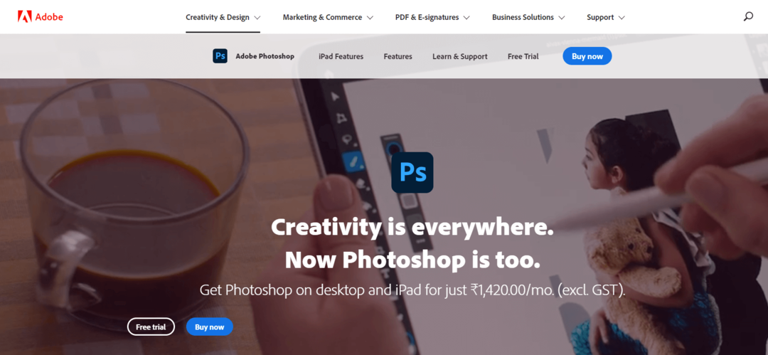 Adobe Photoshop CC – parim fototöötlustarkvara