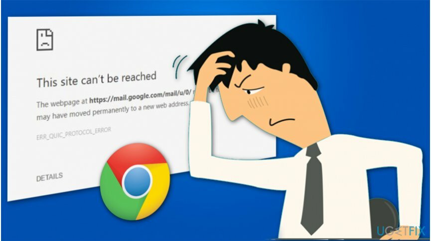 Zistite, ako sa zbaviť chyby ERR_QUIC_PROTOCOL_ERROR v prehliadači Google Chrome