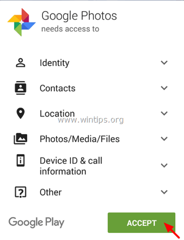 android-google-photos-installatie