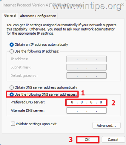 Come modificare le impostazioni DNS