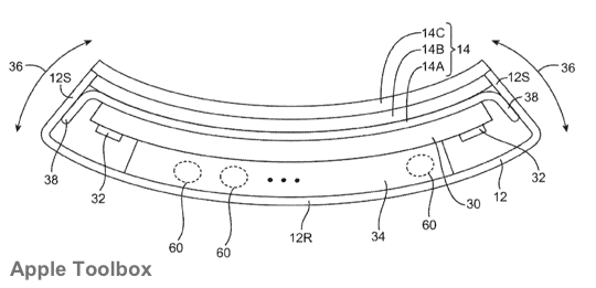 Patent Apple - Dispozitive flexibile 2