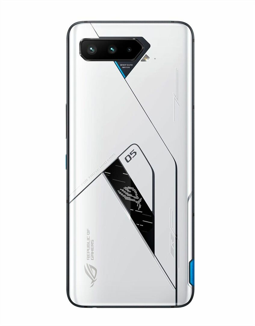 ASUS ROG Phone 5 — лучший игровой смартфон. Он оснащен множеством игровых функций, аксессуаров и высочайшей производительностью, позволяющей справиться с любой игрой.