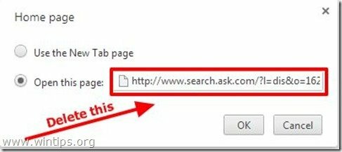 delete-ask-search-new-tab-chrome