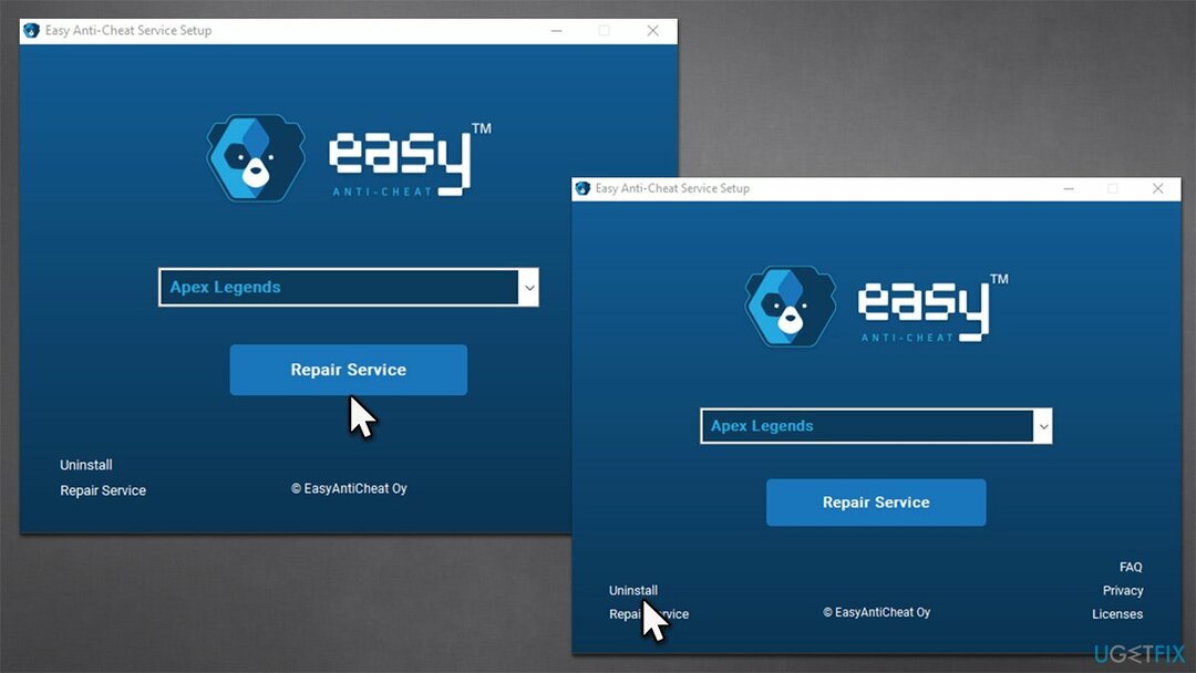 Javítsa meg vagy telepítse újra az EasyAntiCheat alkalmazást