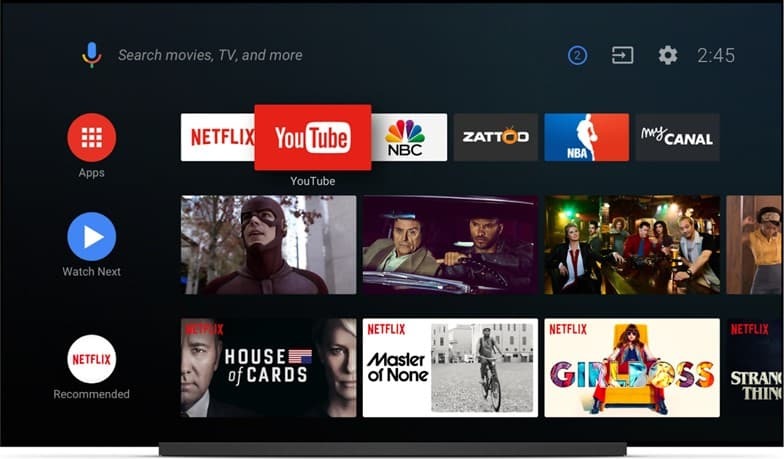 Plateforme Android TV