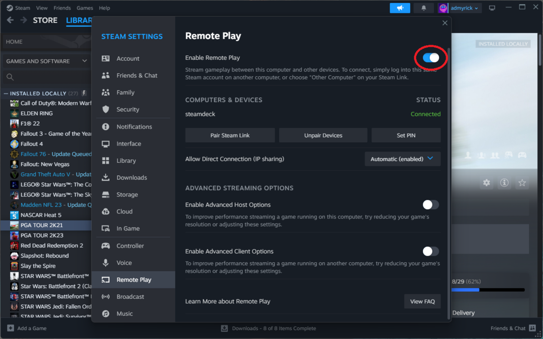 Steam Deck როგორ დისტანციურად თამაში თქვენი კომპიუტერიდან 151057