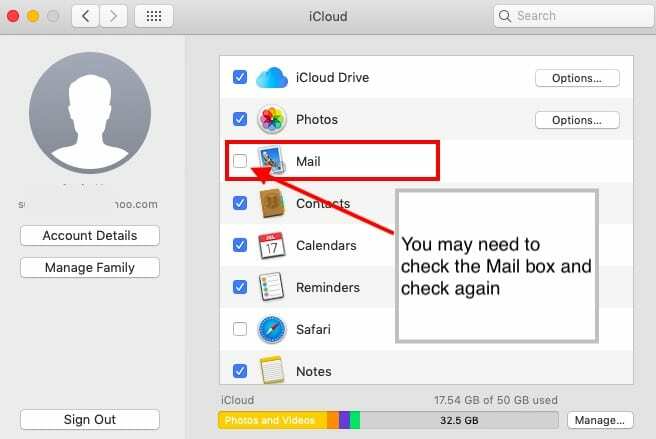 Mail Tidak Bekerja di macOS Mojave setelah 2FA Upgrade