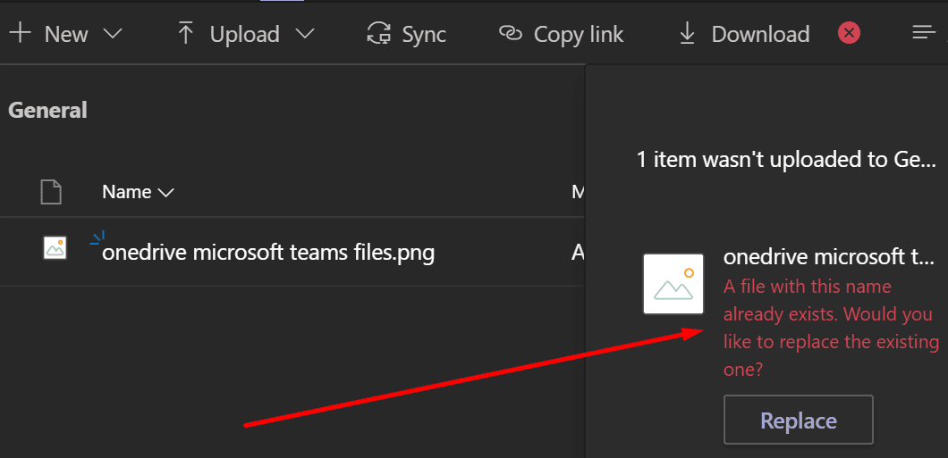 Microsoft team plik o tej nazwie już istnieje błąd