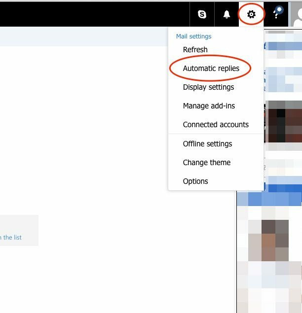 Comment configurer un message électronique de réponse automatique d'absence du bureau pour Outlook