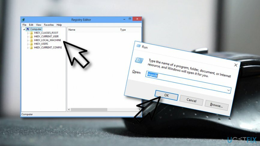 Perbaiki Socket Error 10060 di Windows dengan membuka Registry Editor