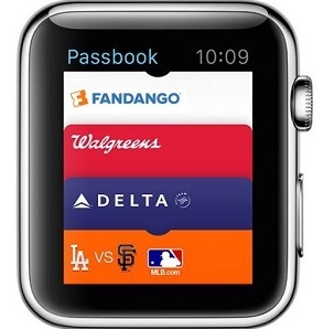 Naudokite Apple Smartwatch, skirtą Apple Pay ir Passbook