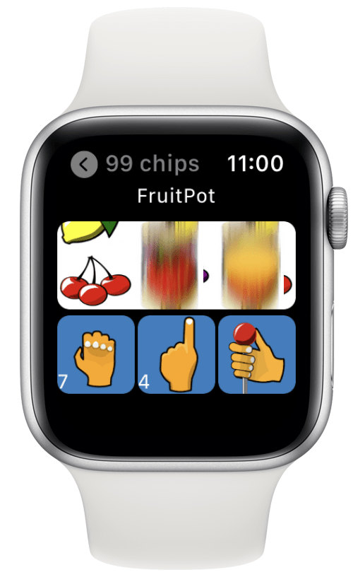 Gokautomaatspel voor Apple Watch